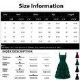 thumbnail image 2 of Womens Halloween Costumes 2024 Cosplay Gothic Dresses Women's Fashion Solid Colour Vintage Sleeveless Dress Slim Dresses, 2 of 3