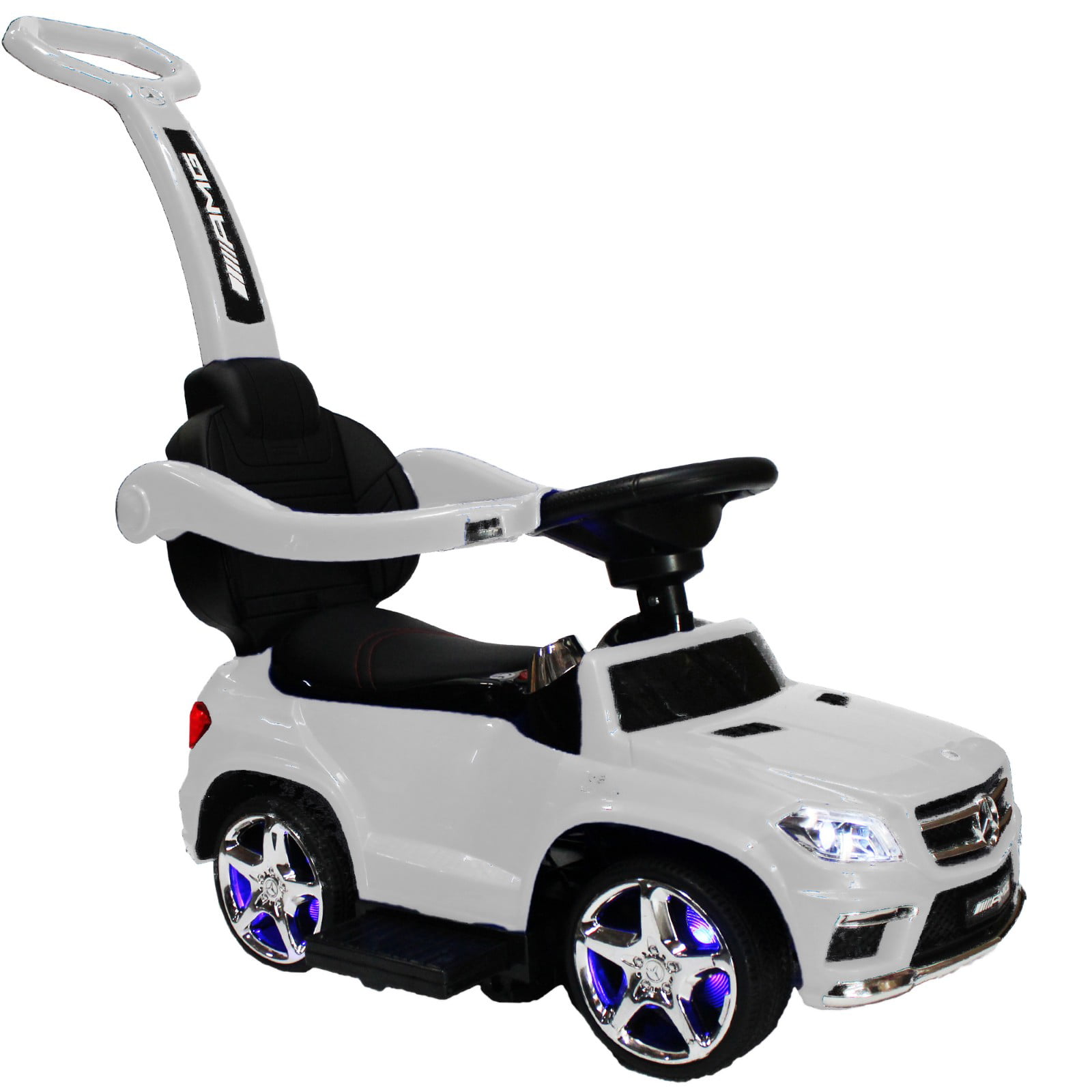 white mercedes toy car