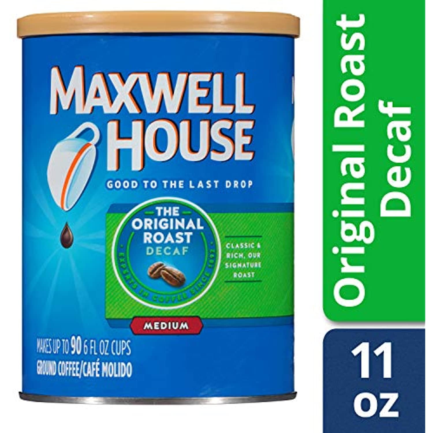 Maxwell House Original Decaf Ground Coffee (11 Oz Jars, Pack Of 3)