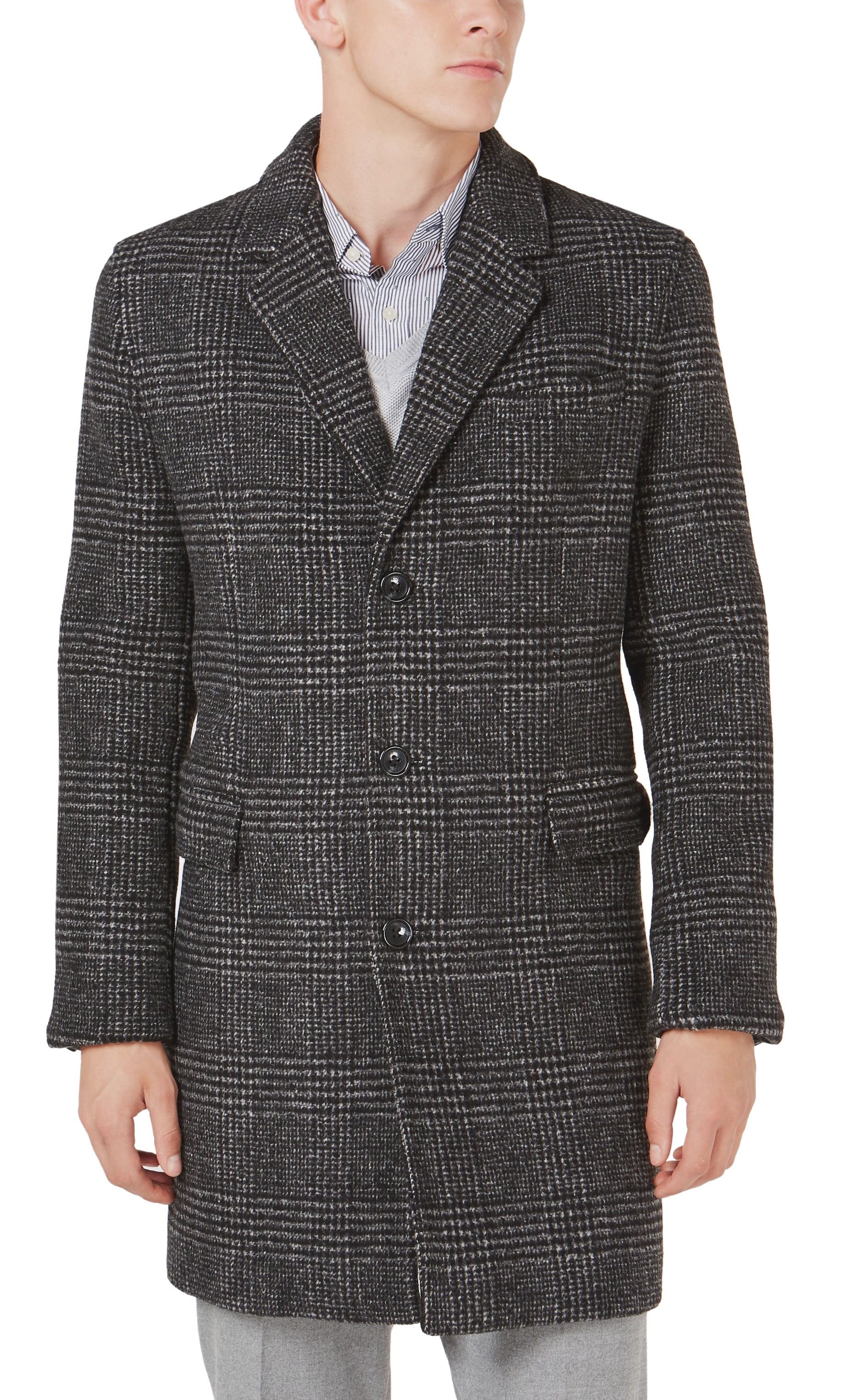 michael kors slim fit stretch coat