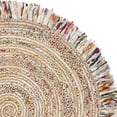 thumbnail image 4 of SAFAVIEH Cape Cod Victoria Braided Area Rug, 8' x 8' Round, Ivory/Light Beige, 4 of 5