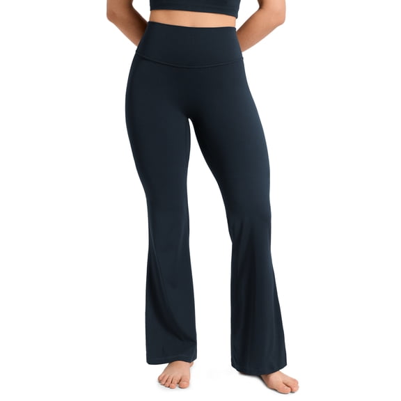 CRZ YOGA Softretch No Front Seam Flare Leggings 29" High Waist Womens Yoga Pants Buttery Soft Comfy