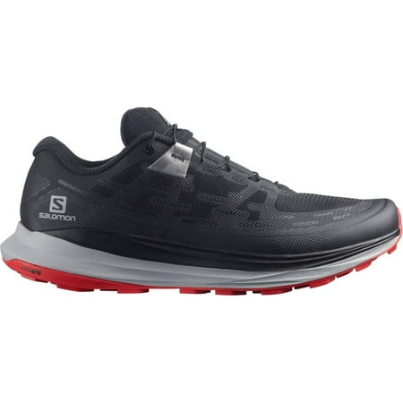 

Salomon Mens Ultra Glide Wide Sneakers Shoes Runners - Black/Alloy/Goji