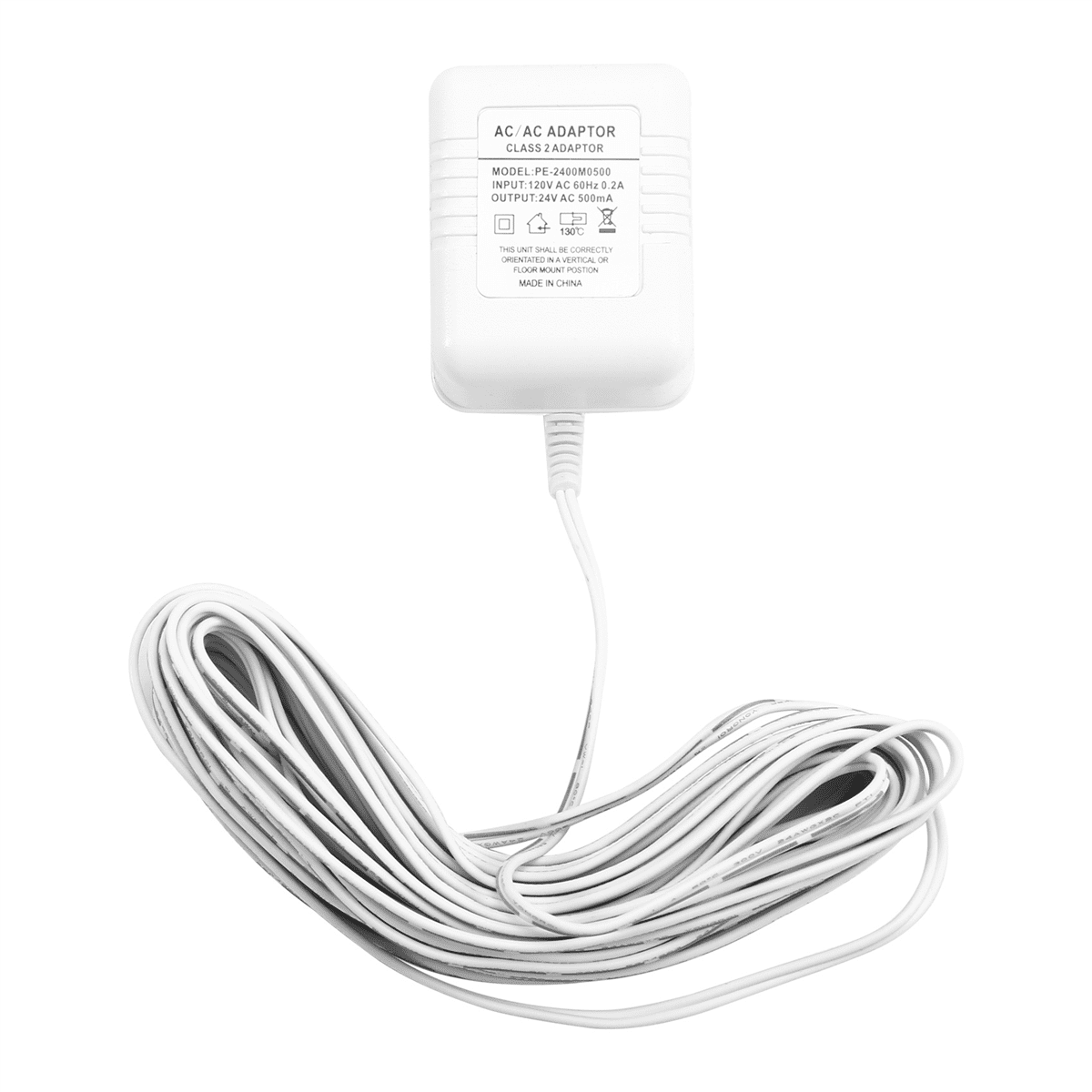 2X 24V Doorbell Transformer Adapter for Video Doorbells, Enhanced Performance & Easy Installation US PLUG,2 x Doorbell Transformer,White