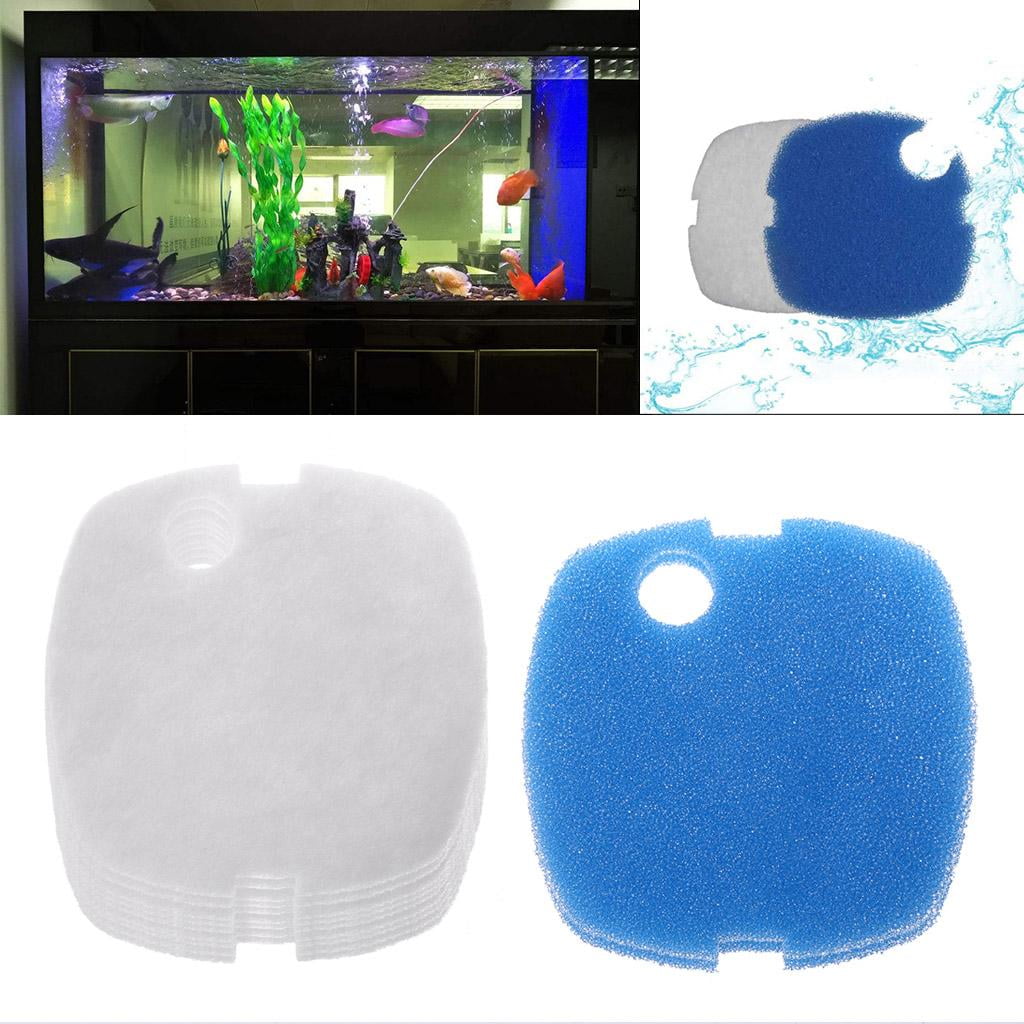 Giaone 10 Pieces Aquarium Canister Filter Replacement Sponge for Fresh & Marine Water