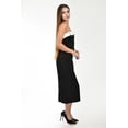 thumbnail image 2 of Vestido strapless con Moño Roman Fashon /Juvenil, 14615 (Negro) negro M, 2 of 5