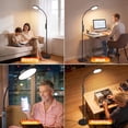 thumbnail image 7 of DAYBETTER Floor Lamp for Living Room, Dimmable Reading Lamp with Touch Control & Remote, 4 Color Temperatures, Gooseneck Tall Stand Lamp for Office Craft, Black, 7 of 7