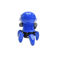 thumbnail image 2 of Juguete Robot Bailarín Con Luces Y Sonido AZUL, 2 of 4