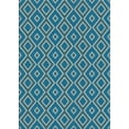 thumbnail image 1 of Ahgly Company Indoor Rectangle Patterned Blue Novelty Area Rugs, 6' x 9', 1 of 6