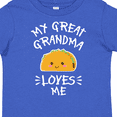 thumbnail image 4 of Inktastic My Great Grandma Loves Me with Taco Illustration Boys or Girls Toddler T-Shirt, 4 of 5
