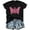 Black, variant on Womens Basic T Shirt Crew Neck Butterfly Ribbon Print Casual Short Sleeve Summer Fashion Tee Workout Shirts Tops