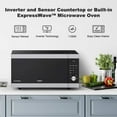 thumbnail image 2 of Galanz Microwave Oven ExpressWave with Patented Inverter Technology, Sensor Cook & Sensor Reheat, 10 Variable Power Levels, Express Cooking Knob, 1100W 1.6 Cu Ft Stainless Steel, 2 of 10