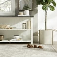 thumbnail image 5 of Walker Edison Modern Farmhouse Solid Wood Storage Console Table, White/Grey, 5 of 19