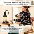 thumbnail image 4 of Candle Warmer Lamp, Touch Control Dimmable Metal Candle Lamp Warmer Height Adjustable, Compatible with Yankee Candle and 3 Wick Large Jars, Candle Warmer Lamps Scented Wax for Home Decor (Black), 4 of 8