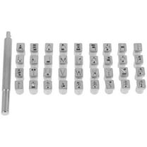 HEMOTON Durable Stainless Steel Leather Craft Tool Set with 36 Piece Stamping Tools for Crafting Projects