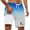 Sky Blue, variant on IWRICH Men's Summer Vacation 2 in 1 Swim Trunks with Compression Liner Bathing Suits Stretch Shorts with Pockets Sky Blue XL