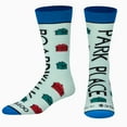 thumbnail image 2 of Odd Sox – Monopoly Boardwalk & Park Place Crew Socks – Fun Board Game Property Print Novelty Socks –, 2 of 6