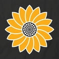 thumbnail image 2 of Sunflower T-Shirt | Pretty Flower Black Tee Gift, 2 of 5