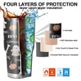 thumbnail image 7 of 30oz Black Halloween Ghosts Pumpkins and Bones Tumblers Stainless Steel Tumbler with Lid and Straw,Vacuum Insulated Double Wall Travel Tumbler Cups Mug with Cleaning Brush for Coffee,Tea, 7 of 7