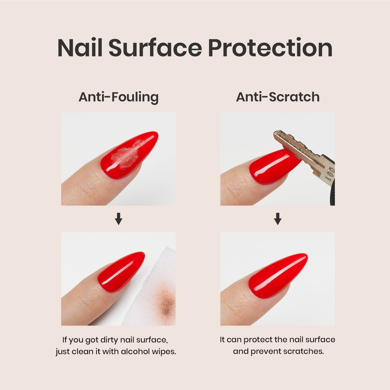 Beetles BT Set (Top coat 0.51oz & Base coat 0.51oz)-Long-Lasting,High-Gloss Soak-Off UV/LED Gel for Nail Art, Salon Or Home Manicure