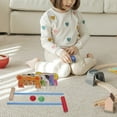 thumbnail image 4 of OUNONA 1 Set Kids Animal Croquet Set Outdoor Wood Assorted Color for Family Interaction, 4 of 8