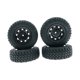 thumbnail image 1 of NEMACIONES de CAR RC 4 Piezas, actualizar neumáticos de rueda de goma para MN90, MN91 MN98 MN99S 1/12 CAR RC, 1 of 9