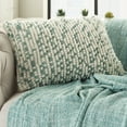 thumbnail image 4 of Nourison Outdoor Pillows Aqua Decorative Throw Pillow , 14"X20", 4 of 5