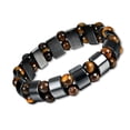 thumbnail image 3 of Pulsera de hematita de terapia magnética para bajar de peso - Joyería para el cuidado de la salud de hombres y mujeres, 3 of 10