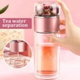 thumbnail image 2 of Tryteavas Glass Infuser, 3-in-1 Double Wall Tea Tumbler with Strainer, Your Portable Brewing Companion, for Blooming & Loose Leaf Tea, 2 of 7