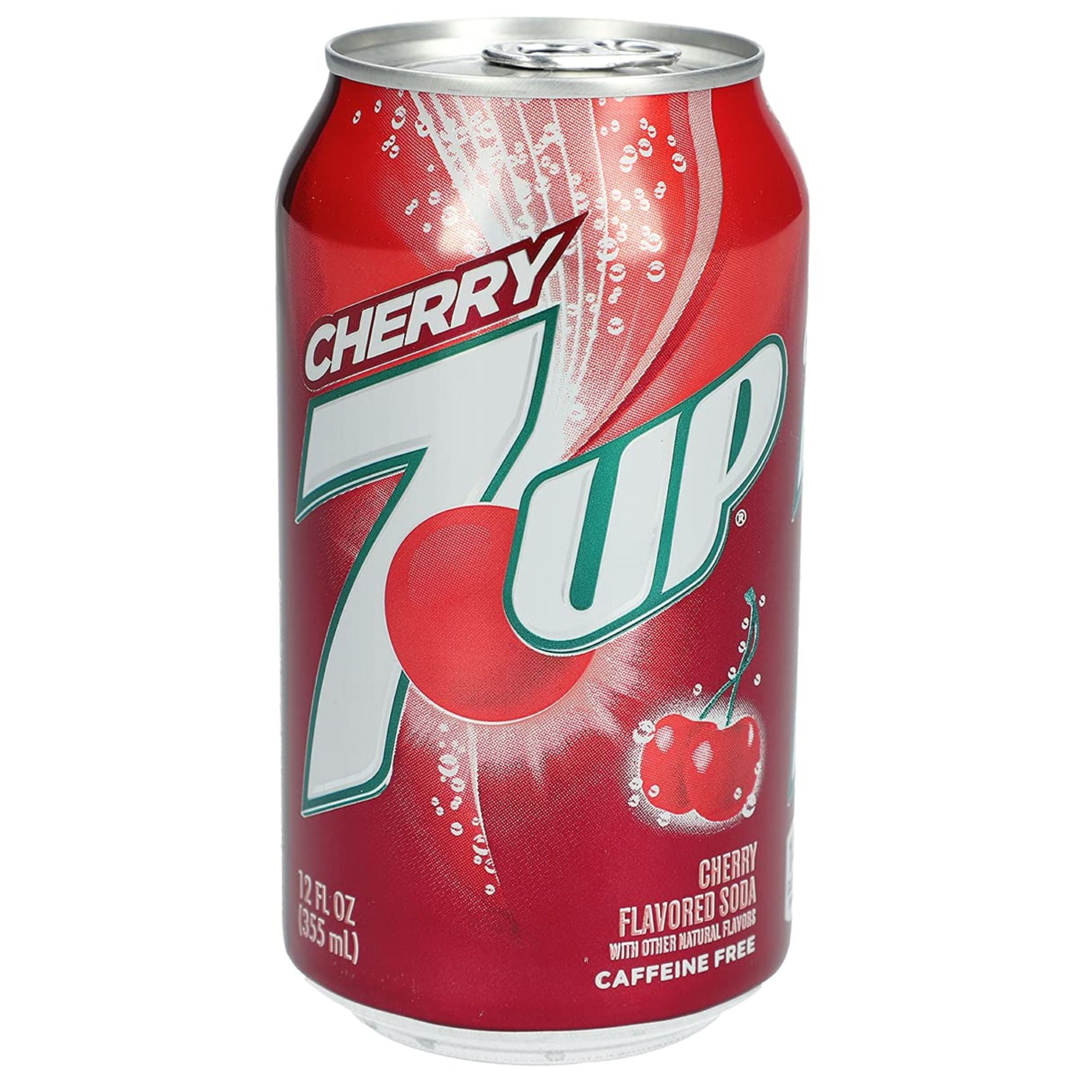 7UP Cherry Soda Pop 12oz Cans, Quantity of 18