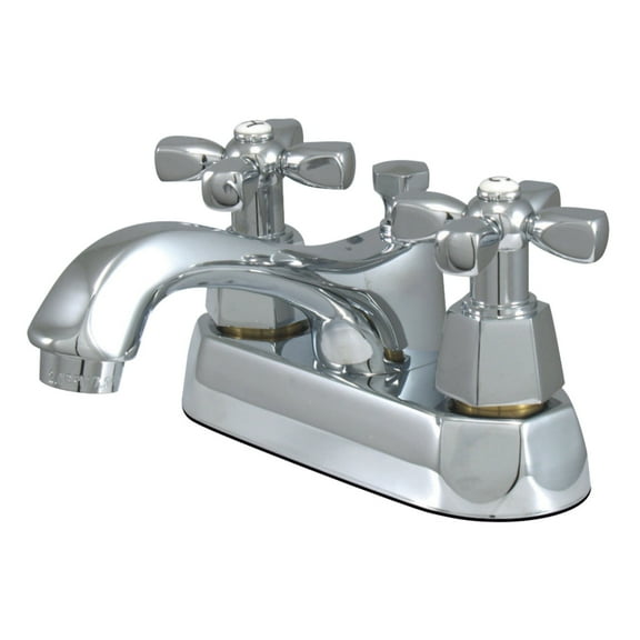 Kingston Brass KS4261HX 4 in. Centerset Bathroom Faucet, Polished Chrome
