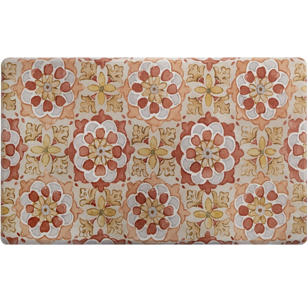 SoHome Cozy Living AntiFatigue Designer Kitchen Mat, Turkish Spice