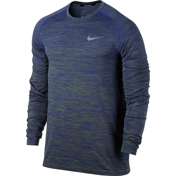 Nike Mens Activewear Long Sleeve DriFIT Running Shirt XL Walmart