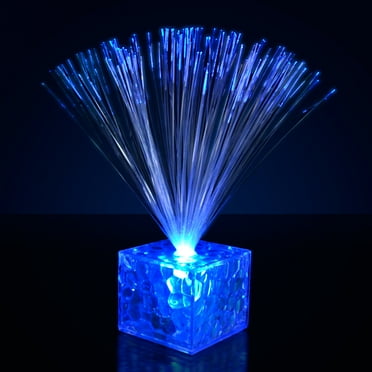 Flashing Blinky Lights Festive Centerpieces, Plastic Blue