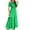 Green, variant on Njagoc3 Womens Off - Shoulder Tiered Maxi Dress, Flowy Swing Skirt, Summer Party & Vacation Dress