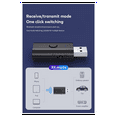 thumbnail image 4 of Transmisor y receptor Bluetooth 5.3, adaptador USB Bluetooth, transmisor de audio inalámbrico para sistemas de sonido de TV, hogar y coche., 4 of 8