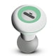 thumbnail image 3 of Qarigey Masajeador de músculos de percusión inalámbrico Pro Potente herramienta de masaje de fascia Vibrador silencioso Martillo relajante masajeadores Verde, 3 of 6