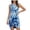 Blue, variant on Deago Sleeveless Round Neck A-line Dress (Women's), 1 Count, 1 Pack