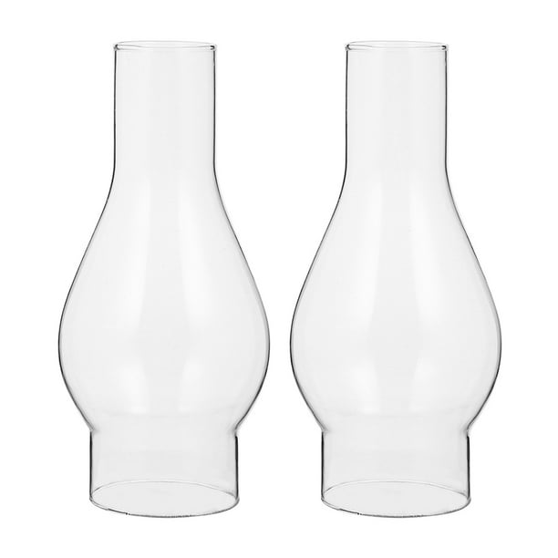 Glass Lamp Kerosene Shade Clear Oil Lampshade Chimney Shades