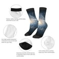 thumbnail image 3 of Rocae The Galaxy for Girls Boys Crew Socks,Children's Socks, Kids Socks, Toddler Socks: Daily Wear with Kids School Uniform, 3 of 5