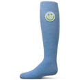 thumbnail image 2 of MeMoi  Fuzzy Smiley Face Knee High Socks - Girls - Female, 8, Green, 2 of 8