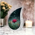thumbnail image 5 of SABURIAL Rose Urn - Small Keepsake Funeral Urn for Human Ashes Adult Man - Large Cremation Urns for Women - Combo of 10 Inch & 3 Inch, 5 of 7