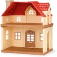 thumbnail image 6 of OLEOCA Family Cottage Doll House — 2-Story Country Cottage with Dining Set & Bunny Figure, Complete Dollhouse Playset, Gift for Kids Ages 3+, 6 of 9