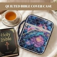 thumbnail image 7 of FOR U DESIGNS Turtle Peony Galaxy Print Lightweight Bible Carrying Case with Handle Large Capacity Church Bag Bible Protective Bible Journaling Supplies Christian Gifts, 7 of 7