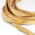 thumbnail image 4 of VANGANIA pulsera de piel unisex con baño de oro intención gratitud, 4 of 5