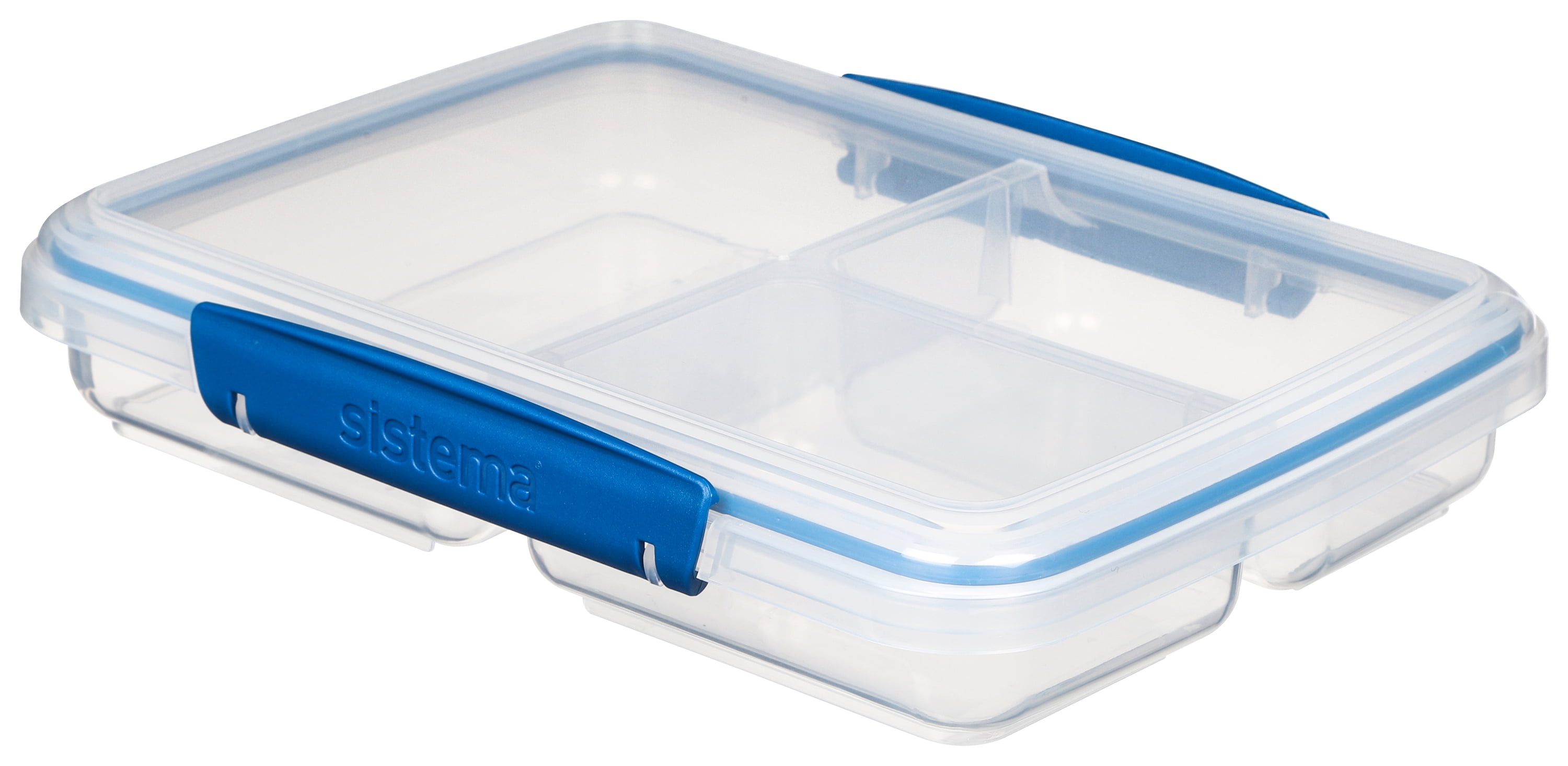 NEW ~Sistema~ Kline It Rectangle Snack Container W/Dividers 820ml