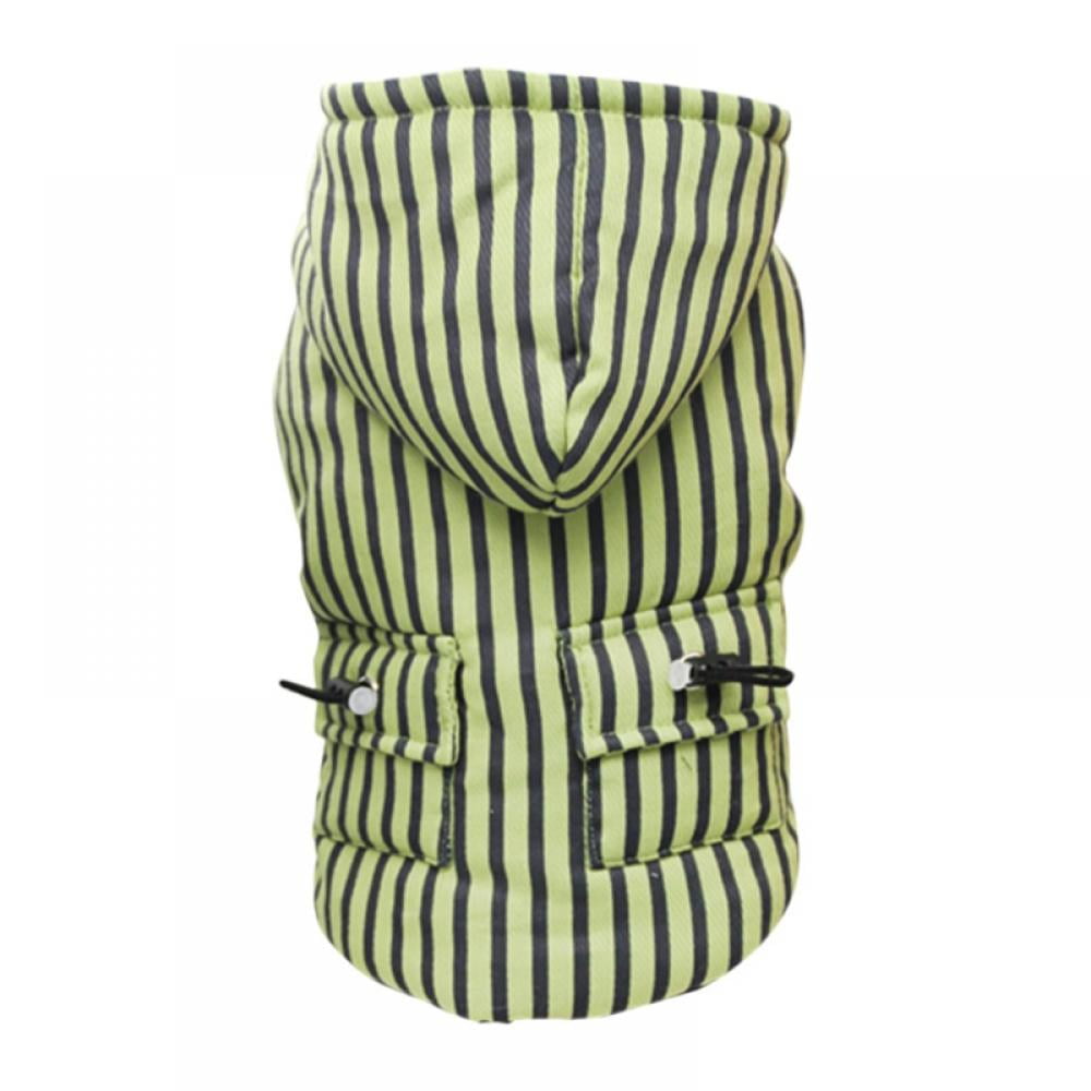 Monfince Winter Striped Padded Down Pet Coat Small Dog Warm Jacket monfince-winter-striped-padded-down-pet-coat-small-dog-warm-jacket