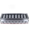 thumbnail image 3 of 8-Burner Portable Gas Grill Griddle Liquid Propane Grill Stainless Steel Outdoor Cooking BBQ Grills Patio Garden Barbecue Grill Gas Independently Controlled, 3 of 9