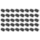 thumbnail image 1 of 40PCS 2 Point Brake Pipe Line Retaining Clip Holder Bracket 811611797 Double Conduit Base Brake Cable Clip 4.75mm Black, 1 of 5