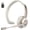Champagne Gold & White, variant on Tigebraver Wireless Headset With Noise Canceling Mic & USB Dongle, Bluetooth 5.0 Headphones With Mute Button For Cell Phone, PC, Call Center, Office & Teams Meetings